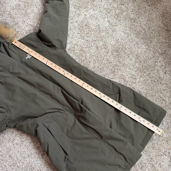 The North Face Women’s Coat M Green DryVent Artic Parka 550 Goose Down Jacket - Picture 14 of 15